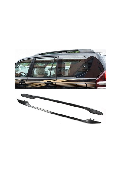 Toyota Uyumlu Prado Fj 150 Tavan Çıtası 2010 2017 Oem Style Black Siyah