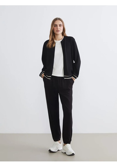 Lc Waikiki Siyah Soft Touch Kadın Jogger Eşofman Altı