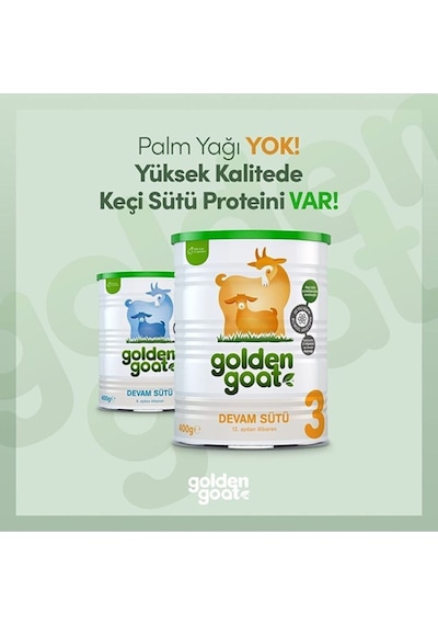 Keçi Devam Sütü 3 Numara 400 Gr 2'li Paket