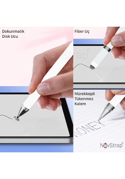 Novstrap Casper Via S40 L40 L30 S48 S30 S20 S38 L20 S10 İle Uyumlu 3in1 Dokunmatik Tablet Kalemi
