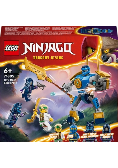 LEGO® Ninjago Jay’in Robotu Savaş Paketi 71805 6+ Yaratıcı Oyuncak Yapım Seti - 78 Parça