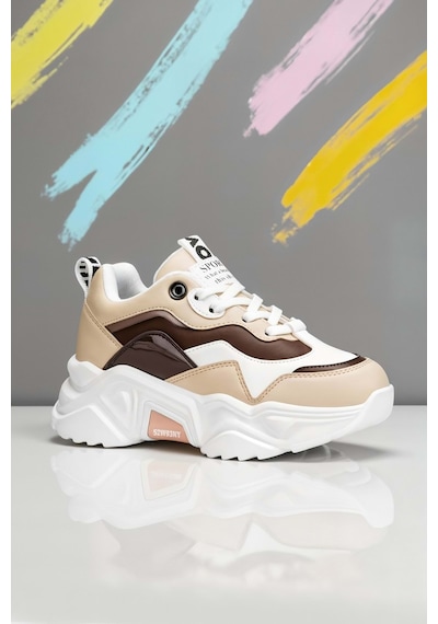 Dark Seer Kids Ds K 2110 Sneaker 2025 Kız Çocuk Beyaz-taba