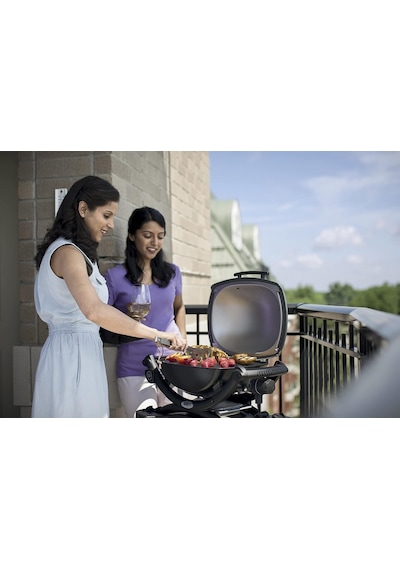 Weber Q 1400 Elektrikli Mangal Koyu Gri Stand Ve Yan Tezgahlı Diğer