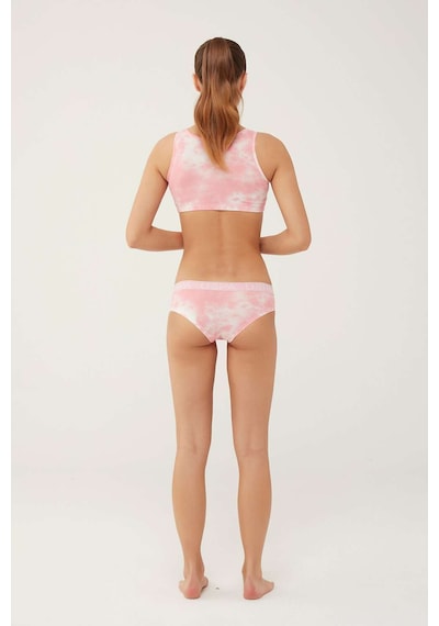 U.S. Polo Assn. Kadın Pembe Büstiyer Şort Takım 66268 Pembe