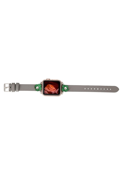 Apple Watch Uyumlu Deri Kordon Clover 38-40-41mm St Rst9