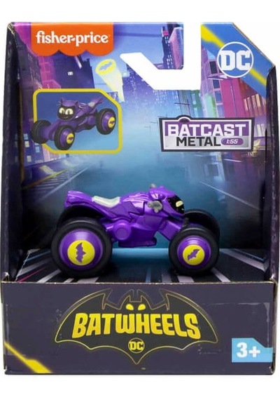 Fisher-price Batwheels Bam Batmobile Bıbı The Batgırl Cycle