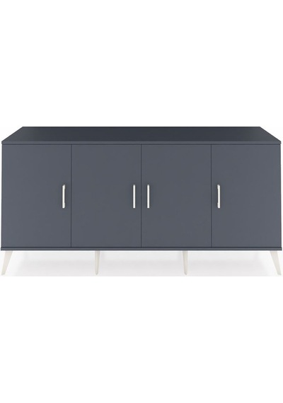 Hyperion Konsol 3 Raflı 4 Kapaklı 176x44x83 Antrasit-antrasit Antrasit Hyperion Konsol 3 Raflı 4 Kapaklı 176x44x83 Antrasit-antrasit Antrasit