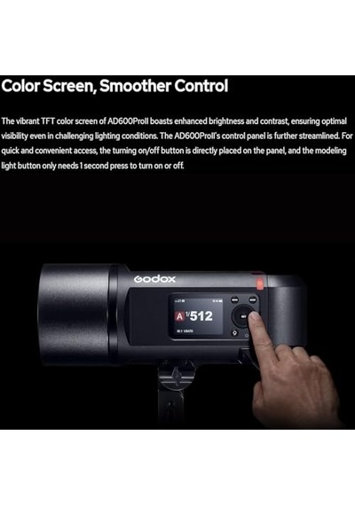 Godox Flash Wıtstro Ad600 Pro