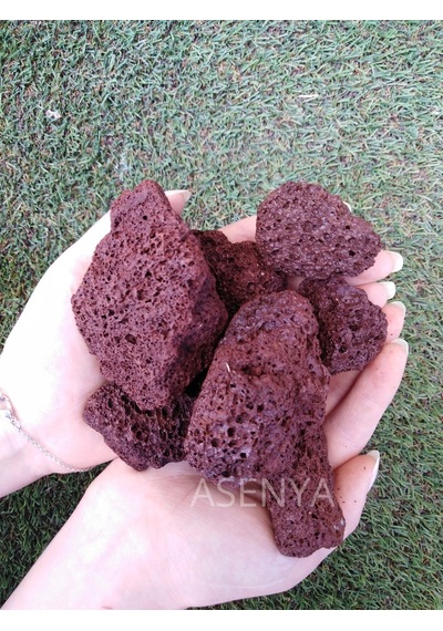 Lav Taşı 1 Kg 5-10 Cm Akvaryum Teraryum Taşı Filtre Taşı Pomza
