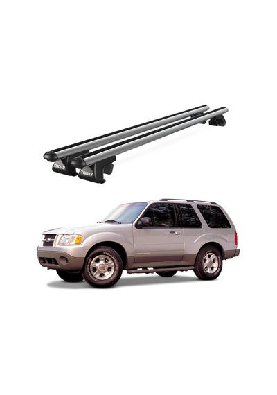 Venüs Ford Explorer 2001-2010 Uyumlu Gri Ara Atkı Port Bagaj Tavan Barı