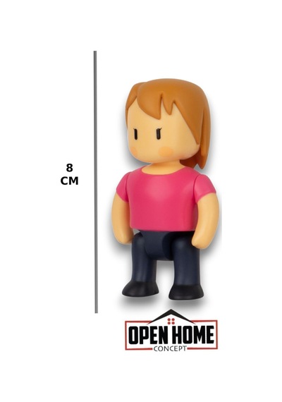 Stumble Guys 8 Cm Aksiyon Figür - Ms. Stumble 1 Adet