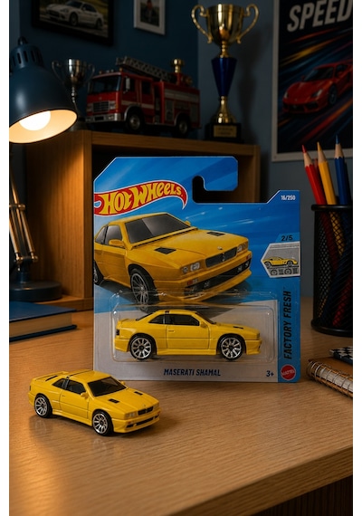 Hot Wheels Maserati Shamal - Factory Fresh Özel Seri Metal Oyuncak Araba Çok Renkli