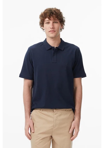 Nautica Erkek Lacivert Regular Fit Polo Yaka T-shirt-14611