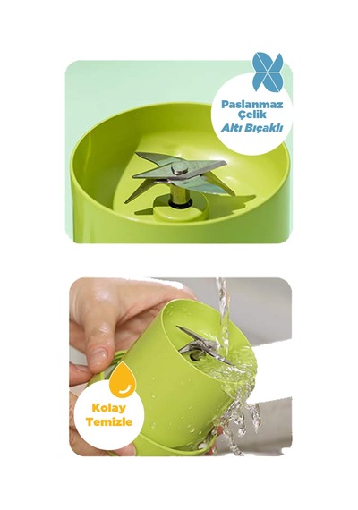 Wrapsol Smoothie Blender 300ml Beyaz