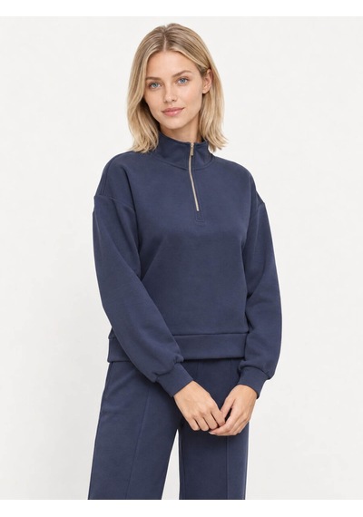 Loft Relax Fit Lacivert Kadın Sweatshirt Lf2043809