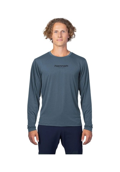 Hannah Bine L/s Uzun Kollu Erkek T-shirt Anthracite