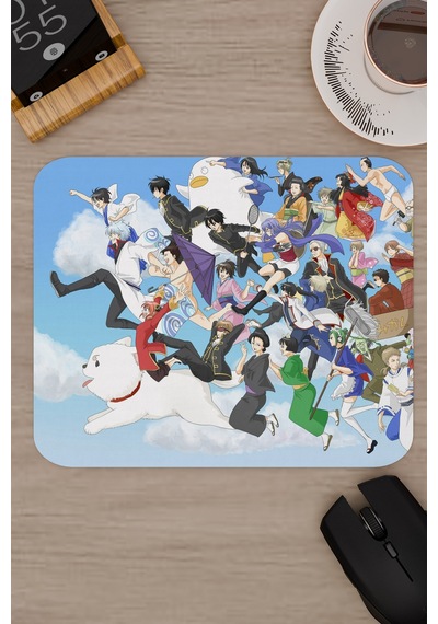 Gintama Anime V3 - 22x18 Gaming Kauçuk Kaymaz Taban Mouse Pad Fare Altlığı