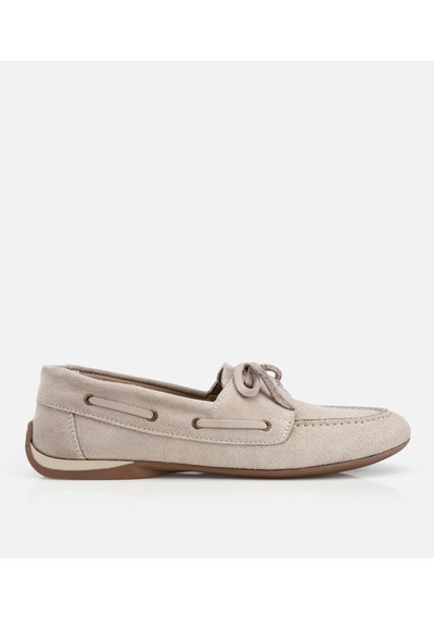 Hotiç Kadın Süet Deri Taba Comfort Günlük Loafer