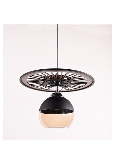 Sevenlight Tekli Bisiklet Dekoratif Ahşap Avize