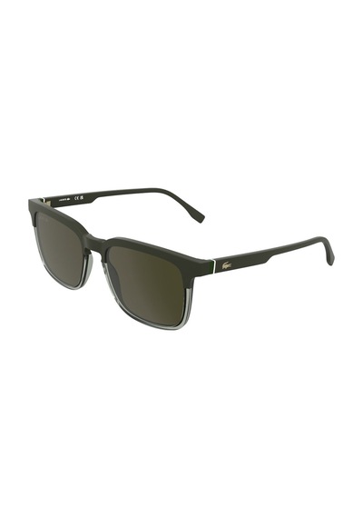Lacoste L 6074s 202 56 Unisex Dikdörtgen Yeşil Aynalı Kemik Güneş Gözlüğü Yeşil