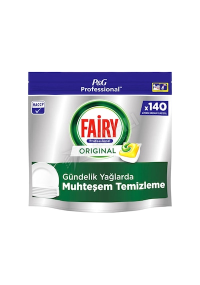 Fairy Hepsi Bir Arada Bulaşık Makinesi Deterjanı Limon Kokulu 140'lı