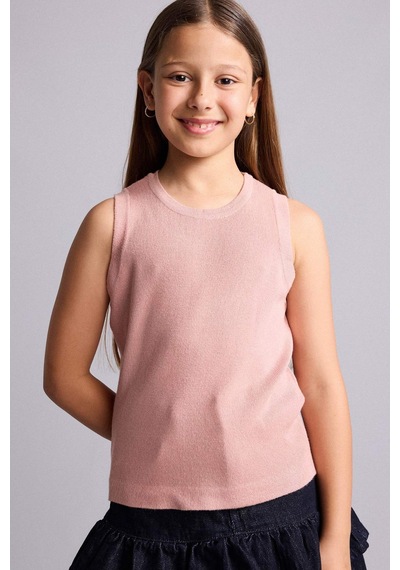 Defacto Halter Yaka Gül Atlet Kız Çocuk H0709a826smbr86 Pembe-br86