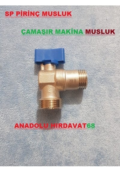 Sp Çamaşır Makina Bulaşık Makina Musluğu Pirinç 1/2 - 3/4 Krom