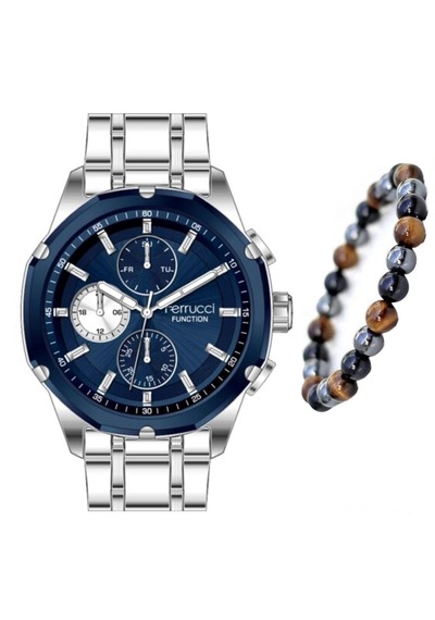 Ferrucci Fc70254 Function Erkek Kol Saati Silver Renk Çelik