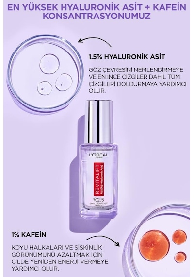 L'Oréal Paris Telescopic Maskara + Revitalift Filler Aydınlatıcı Göz Serumu 30 ML