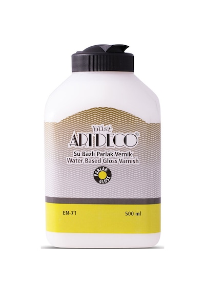 Artdeco 500 Ml Su Bazlı Parlak Vernik 073L-01