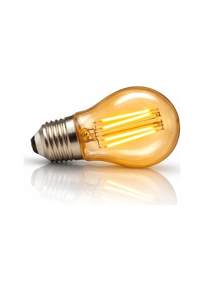 1 Adet Cata Ct 4283 Led Rustik Ampul 4w Amber Işık E27 Duy