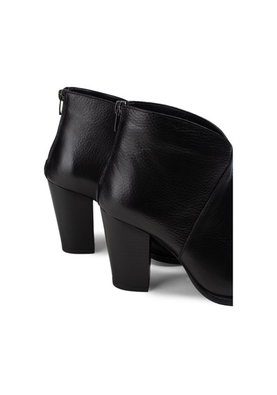 Deery Hakiki Deri Siyah Kadın Bot Siyah (539805605) Siyah