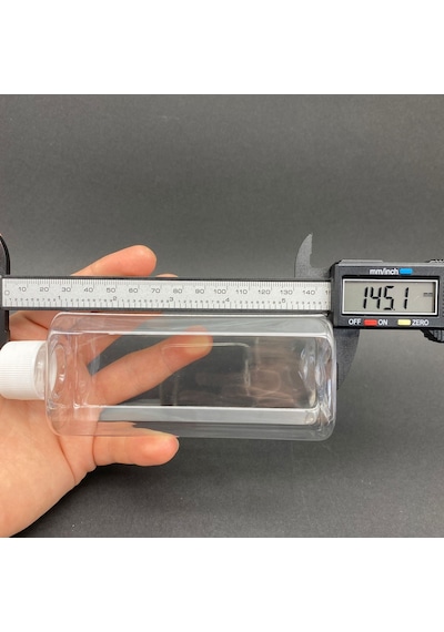 200 Cc Yassı Pet Şişe - Beyaz Kapaklı- 200ml Kapaklı Plastik Şişe