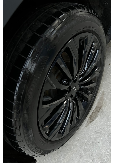 Togg T10f Sedan Jant Kaplama Sticker Set - 19 " Parlak Siyah