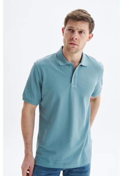 AR-MA Arma Erkek Regular Fit Basic % 100 Pamuk Pike Polo Yaka Tişört Y29374354502 Mavi-m24 Mavi