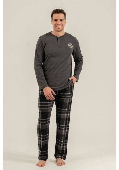 Arnetta Baba Oğul Explore More Gri Uzun Kol Pijama Takım Ar3826-a-v1 Ar3826-a-v1
