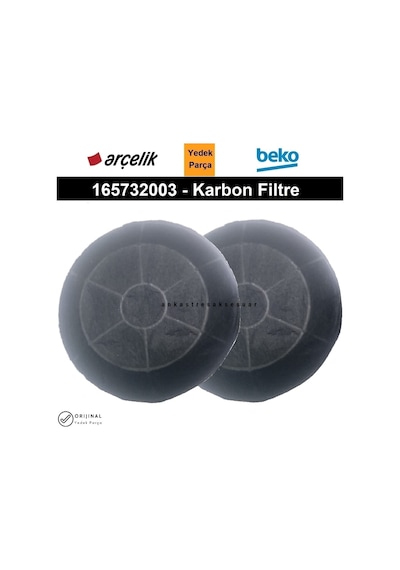 Beko Uyumlu Bde 6062 G (7704331201) Davlumbaz Karbon Filtre 165732003
