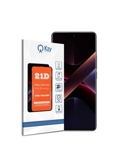 Xiaomi Poco X7 Pro İle Uyumlu Tam Kaplayan 21d Temperli Ekran Koruyucu Cam