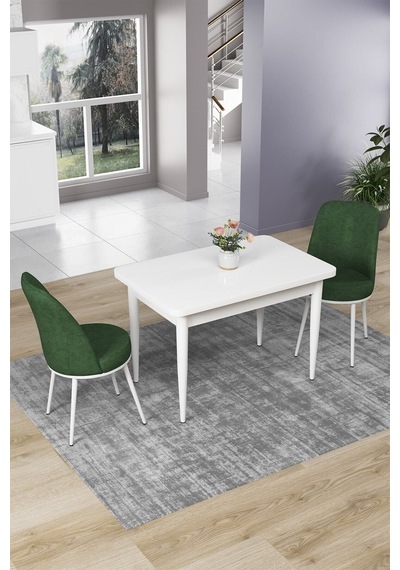 Canisa Concept Nil Serisi 70x110 Sabit Mutfak Masası Takımı Beyaz Masa 2 Haki Yeşil Sandalye Yeşil Sandalyeler Beyaz Masa Canisa Concept Nil Serisi 70x110 Sabit Mutfak Masası Takımı Beyaz Masa 2 Haki Yeşil Sandalye Yeşil Sandalyeler Beyaz Masa