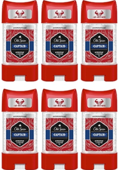 Old Spice Captain Clear Erkek Jel Stick Deodorant 6 x 70 ML