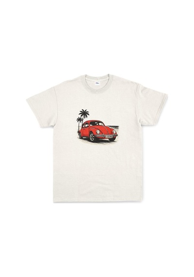24-7 Beach Days Beyaz Baskılı Erkek T-shirt