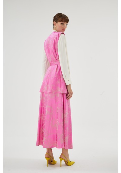 Senna Ujore Yelek Pembe Pembe