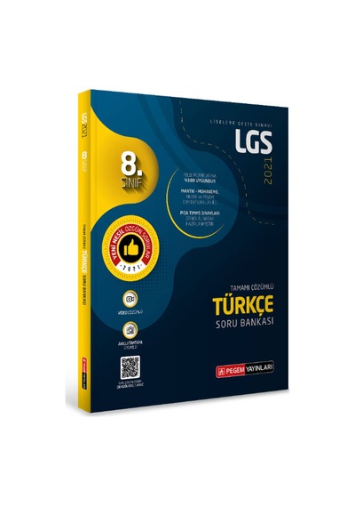 Pegem Akademi 2022 LGS Türkçe Soru Bankası