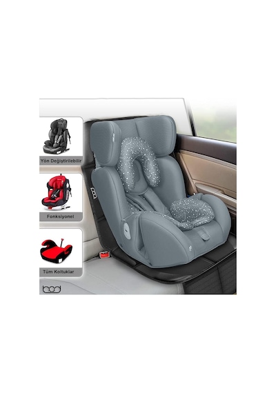 Bod Isofix Girişli Oto Çocuk Koltuğu Koruyucu Alin Oto Kılıfı Ana Kucağı Puset Koruma Koltuk Minderi