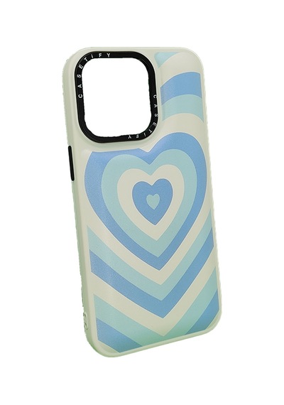 Nettech Apple Uyumlu iPhone 13 Pro Kalpli Casetify Seri Arka Koruma Kılıf - Mavi Mavi