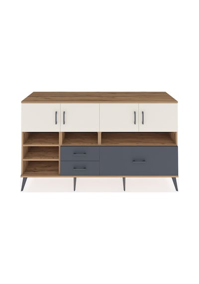 Kronos Konsol 8 Raflı 3 Çekmeceli 4 Kapaklı 176x59x99 Çam-aytaşı/ Çam-aytaşı/antrasit Kronos Konsol 8 Raflı 3 Çekmeceli 4 Kapaklı 176x59x99 Çam-aytaşı/ Çam-aytaşı/antrasit