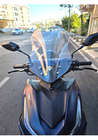 Motocam Rks Arome 125 Ön Cam 2022-2026 Model 43cm Şeffaf Renkli Sportif