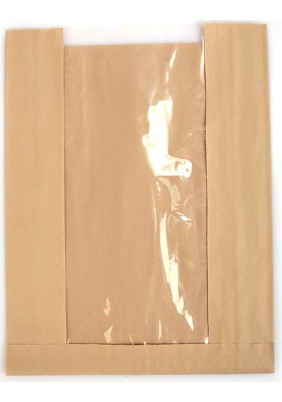 Anadolu Kağıtçılık Pencereli Şamua Kraft Kese Kağıdı 10 Kg 15 Cm X 33 Cm - 500 Gr Lık
