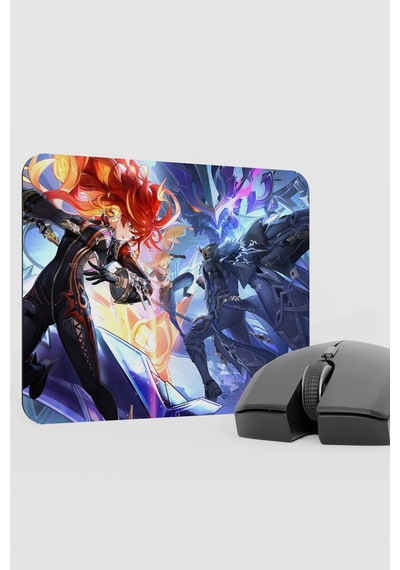 Capitano Genshin Impact Anime Oyuncu V5 - 22x18 Gaming Mouse Pad Fare Altlığı