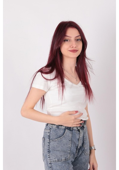 Busem S0016727 Kadın Bluz Ekru